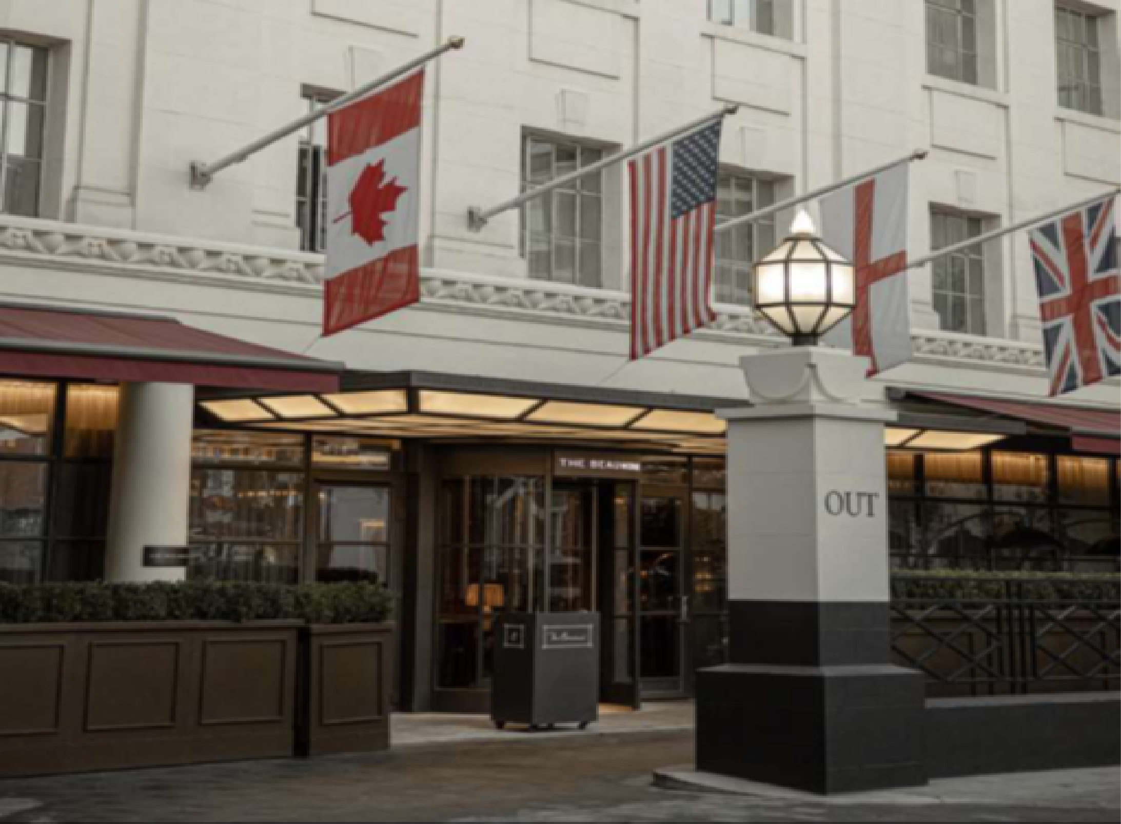 Beumont Hotel Entrance - Curryhill Construction Project Name